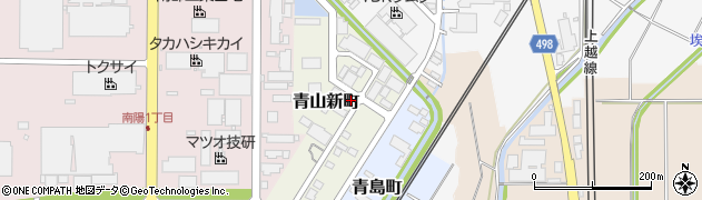 新潟県長岡市青山新町周辺の地図