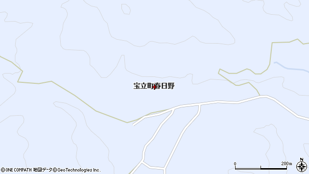 〒927-1221 石川県珠洲市宝立町春日野の地図