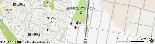 長岡南ゴルフガーデン周辺の地図