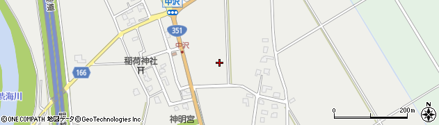 新潟県長岡市越路中沢周辺の地図