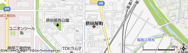 摂田屋東公園周辺の地図