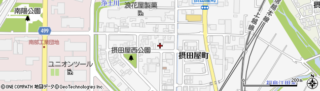 新潟県長岡市摂田屋町周辺の地図