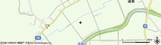 福島県郡山市片平町並松周辺の地図