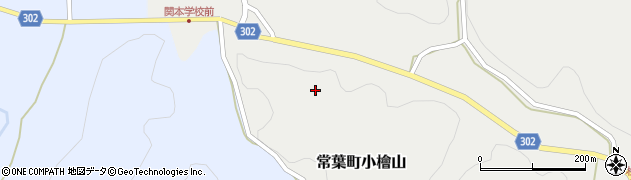 福島県田村市常葉町小檜山（一本松）周辺の地図