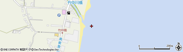 竹中川周辺の地図