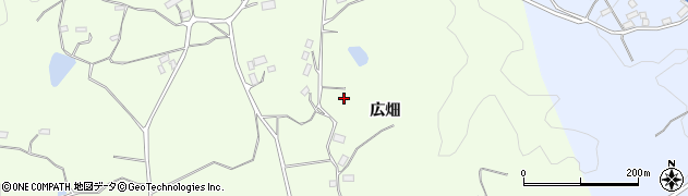 福島県田村市船引町永谷（広畑）周辺の地図