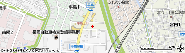 新潟県長岡市平島町周辺の地図