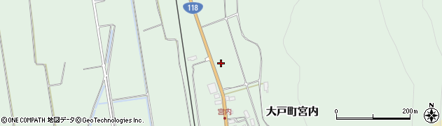 福島県会津若松市大戸町宮内周辺の地図