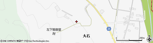 福島県会津美里町（大沼郡）大石（西左下リ）周辺の地図