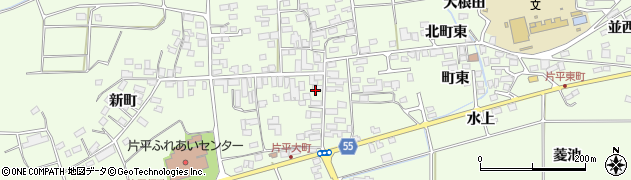 福島県郡山市片平町西大町周辺の地図