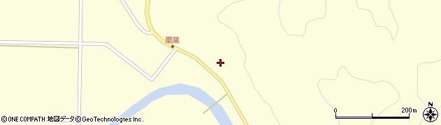 石川県輪島市町野町（粟蔵井）周辺の地図