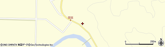 石川県輪島市町野町（粟蔵イ）周辺の地図