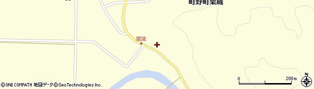 石川県輪島市町野町粟蔵ハ周辺の地図