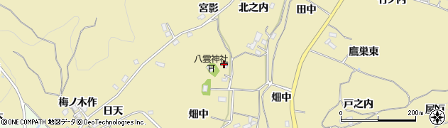 福島県三春町（田村郡）鷹巣（泉田）周辺の地図