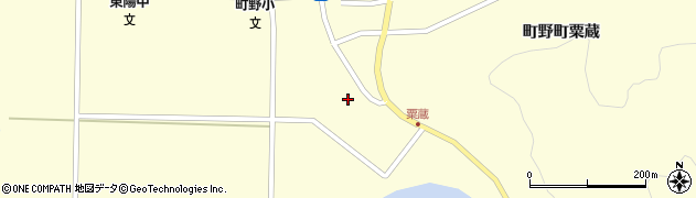 石川県輪島市町野町（粟蔵元広江）周辺の地図
