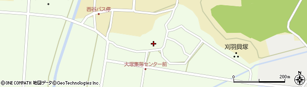 新潟県刈羽郡刈羽村大塚1168周辺の地図