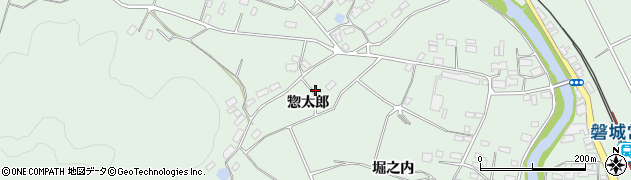 福島県田村市船引町今泉（惣太郎）周辺の地図