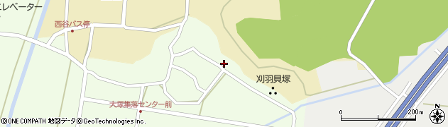 新潟県刈羽郡刈羽村大塚周辺の地図