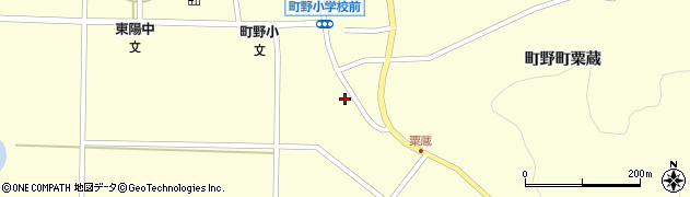 石川県輪島市町野町粟蔵ニ周辺の地図