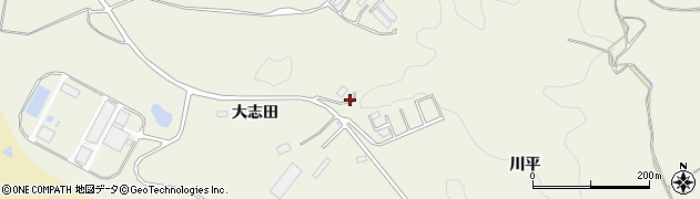 福島県三春町（田村郡）込木（大志田）周辺の地図