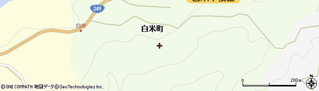 石川県輪島市白米町（ヲ）周辺の地図