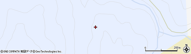 福島県金山町（大沼郡）西谷（白沢下屋敷）周辺の地図