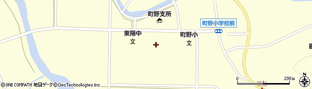 石川県輪島市町野町粟蔵川原田周辺の地図