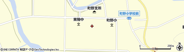 石川県輪島市町野町（粟蔵川原田）周辺の地図