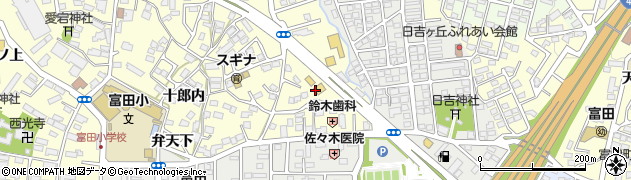 かつ丸富田店周辺の地図