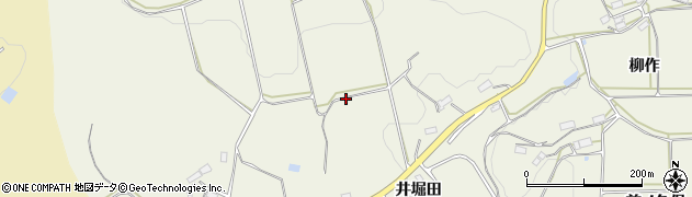 福島県三春町（田村郡）貝山（井堀田）周辺の地図