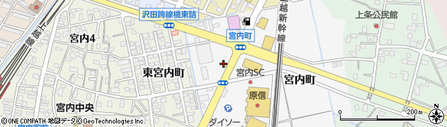 すき家長岡宮内店周辺の地図