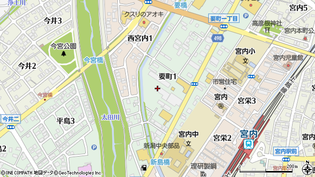 〒940-1153 新潟県長岡市要町の地図