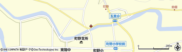 石川県輪島市町野町（鈴屋イ）周辺の地図