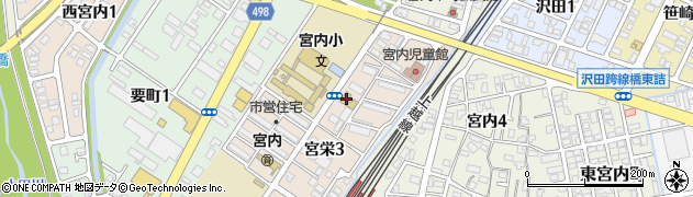 長岡英智高等学校周辺の地図