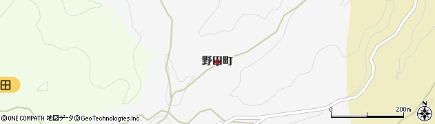 石川県輪島市野田町周辺の地図