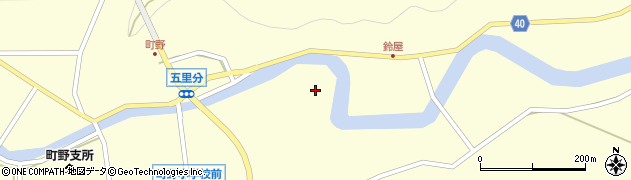 石川県輪島市町野町（鈴屋マ）周辺の地図