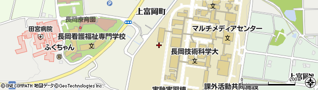 新潟県長岡市上富岡町周辺の地図