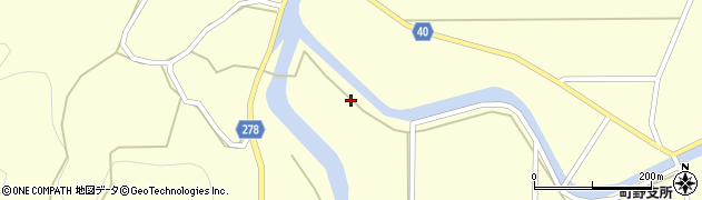 石川県輪島市町野町（川西新田）周辺の地図