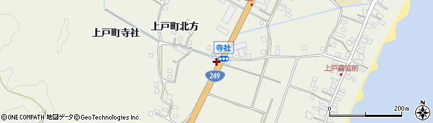 石川県珠洲市上戸町南方テ周辺の地図