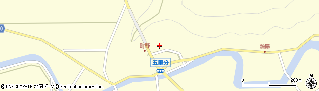 石川県輪島市町野町（鈴屋ユ）周辺の地図