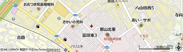 八山田整体院周辺の地図