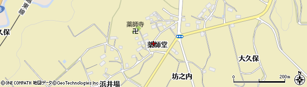 福島県三春町（田村郡）鷹巣（薬師堂）周辺の地図