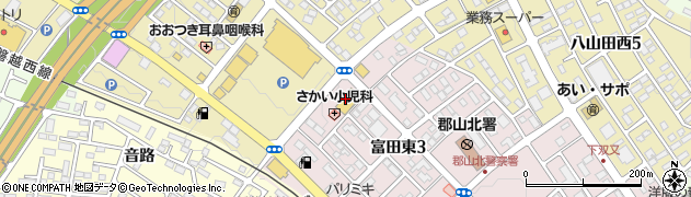 ツルハドラッグ八山田店周辺の地図