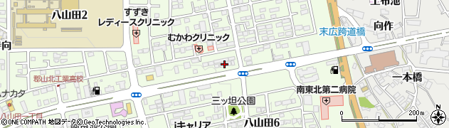 ほぐしやリラックス　八山田店周辺の地図