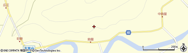 石川県輪島市町野町鈴屋メ周辺の地図