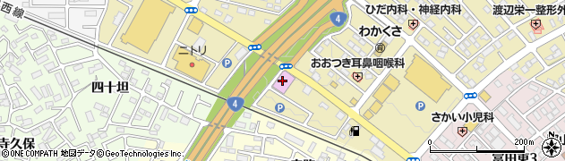 アラジン八山田店周辺の地図