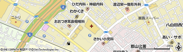 ヨークベニマル八山田店周辺の地図