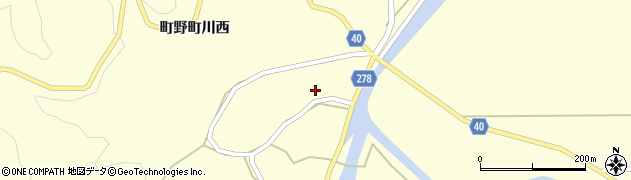 石川県輪島市町野町川西ヘ95周辺の地図