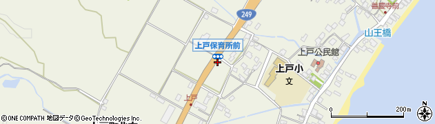 石川県珠洲市上戸町寺社サ周辺の地図