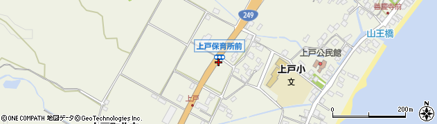 石川県珠洲市上戸町（寺社サ）周辺の地図